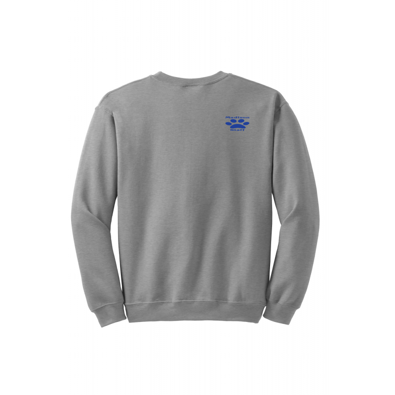18000, MADISON, Heavy Blend™ Crewneck Sweatshirt. EMBROIDER Left Chest Logo
