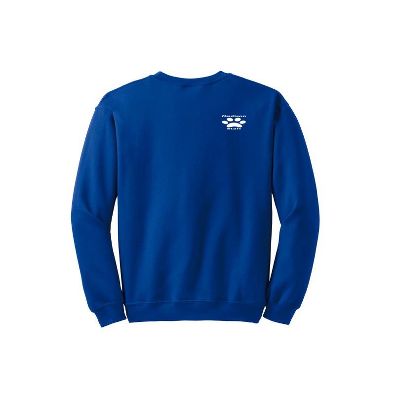18000, MADISON, Heavy Blend™ Crewneck Sweatshirt. EMBROIDER Left Chest Logo